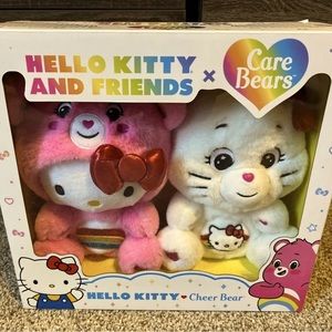 Care Bears Hello Kitty and Cheer Bear Plush